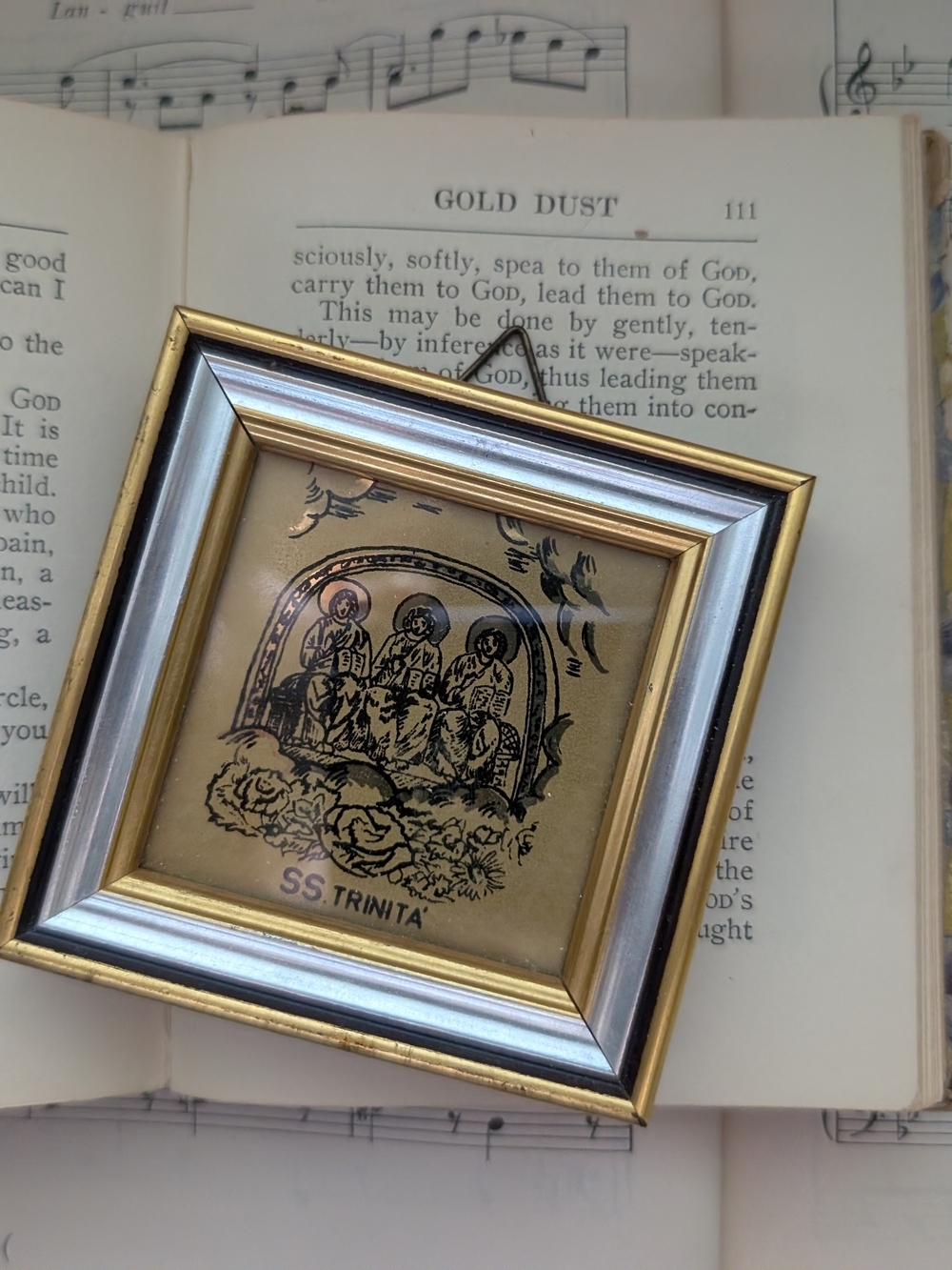Gold and Silver Framed Religious Print - SS. Trinità - Picture 7 of 7